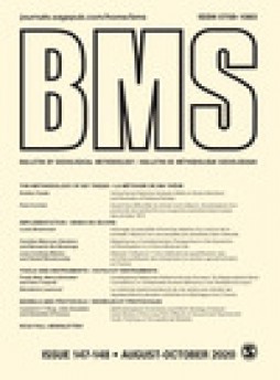 Bms-bulletin Of Sociological Methodology-bulletin De Methodologie Sociologique雜志